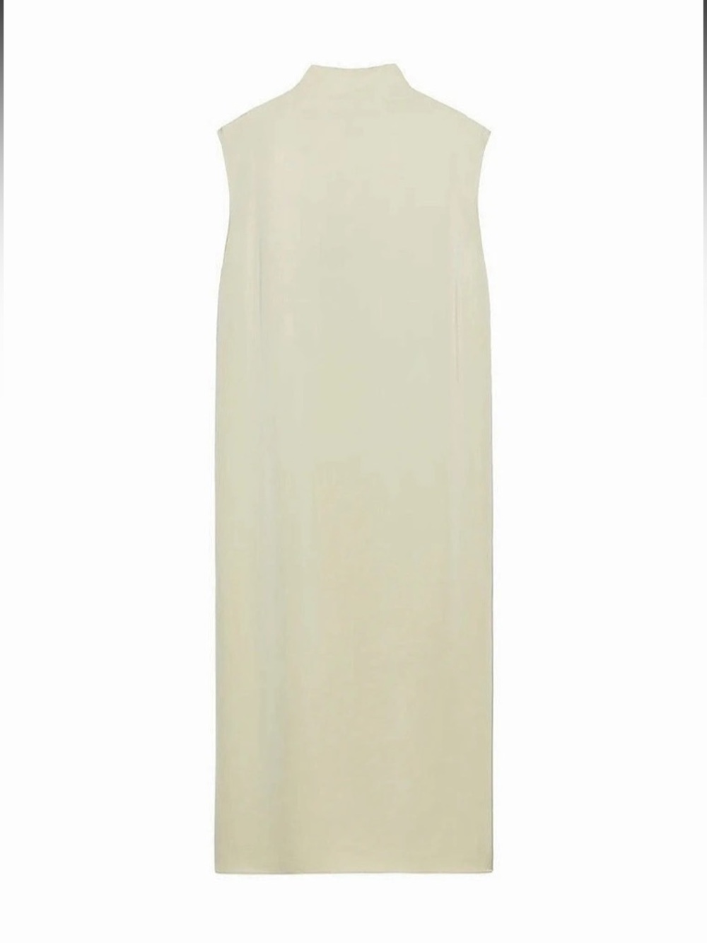Zara Satin Fireman Clasp Dress ZW Collection